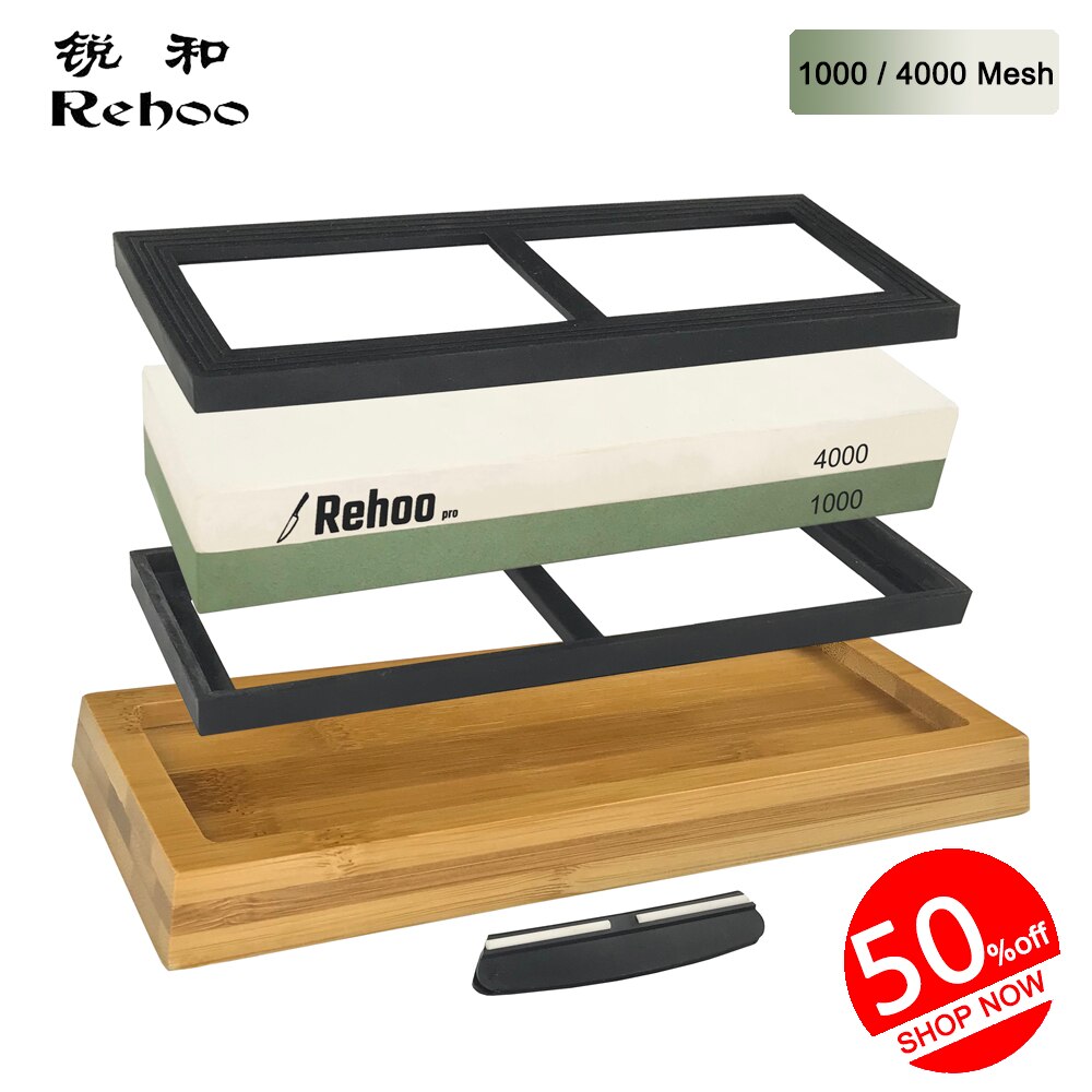 Rehoo Double-sided Sharpening Stone Set