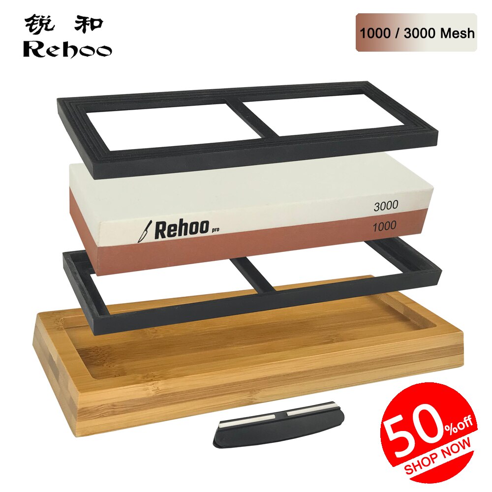 Rehoo Double-sided Sharpening Stone Set