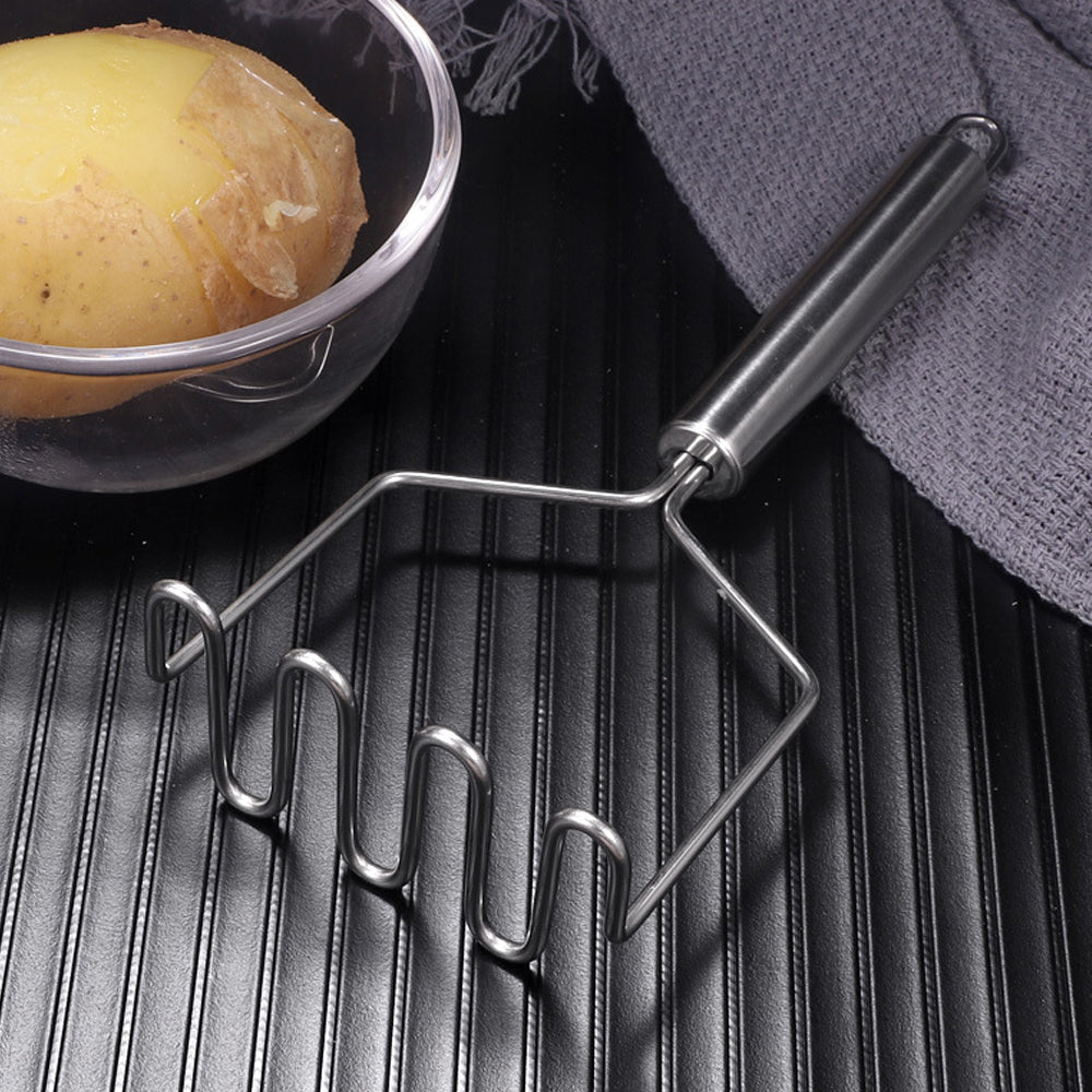 Stainless Steel Wave Shape Potato Masher Cutter