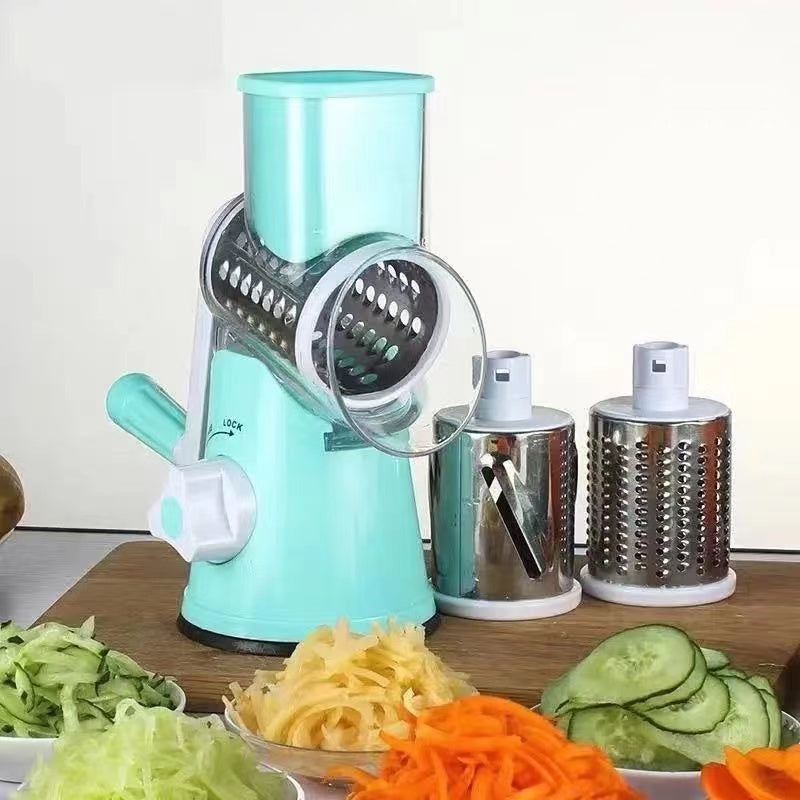 Multifunctional 3 In 1 Rotary Grater Kitchen Accessories