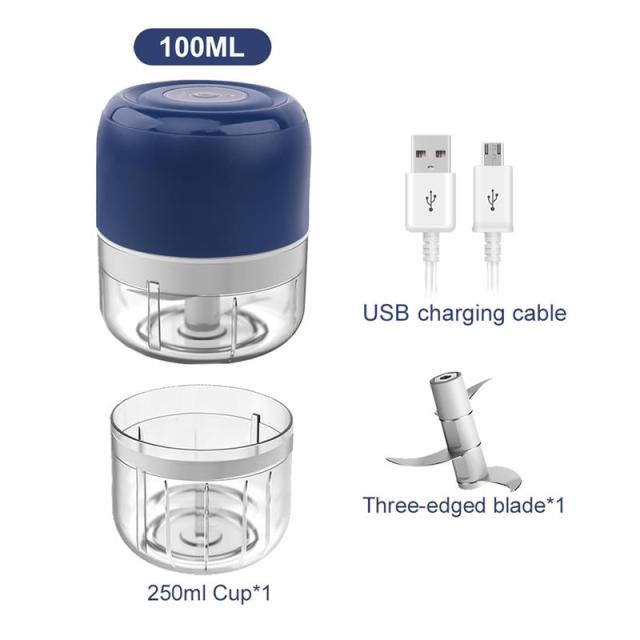 250ml Mini USB Wireless Electric Garlic Masher