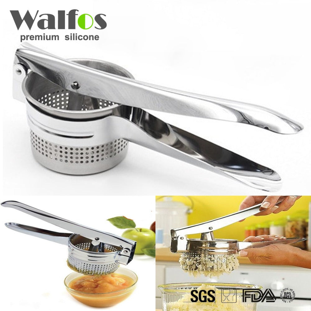 WALFOS Stainless Steel Potato Ricer Masher